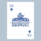 Nutcracker Toile Playing Cards with Acrylic Box