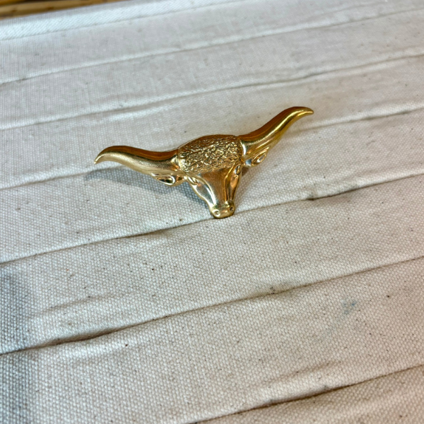 Longhorn - Brass Scarf Slide