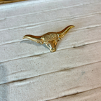 Longhorn - Brass Scarf Slide