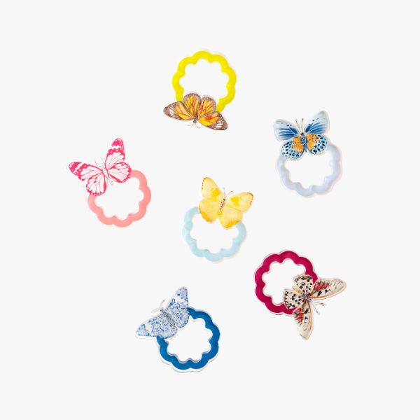 Yellow Butterfly Napkin Ring