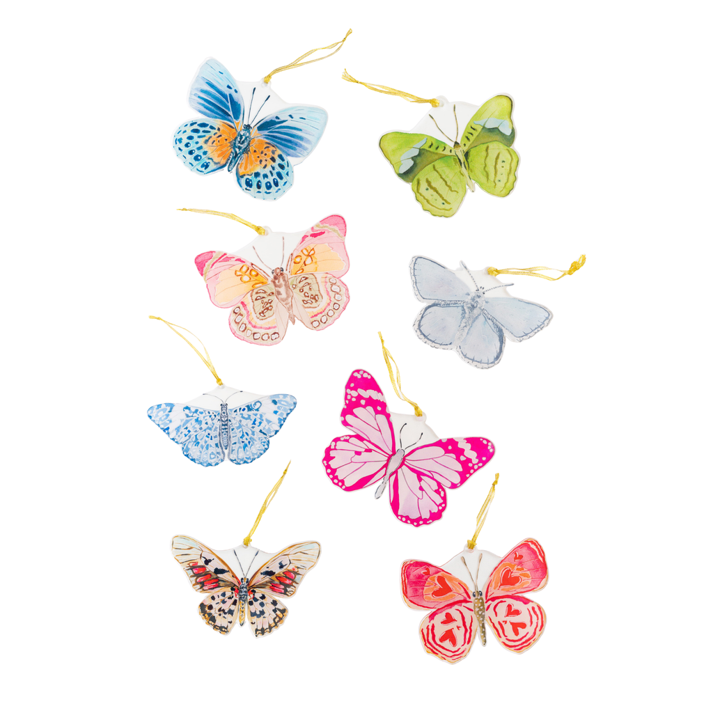 Green Butterfly Acrylic Ornament