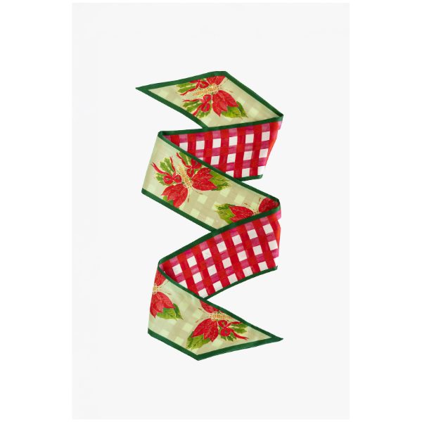 Christmas Silk Ribbon Scarf