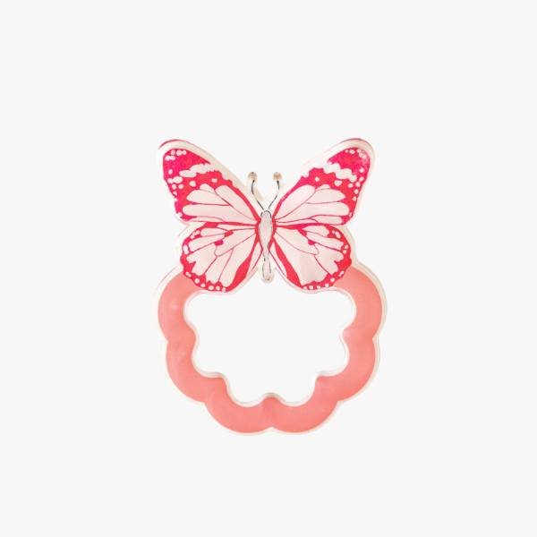 Pink Butterfly Napkin Ring