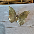 Large Butterfly - Brass Scarf Slide
