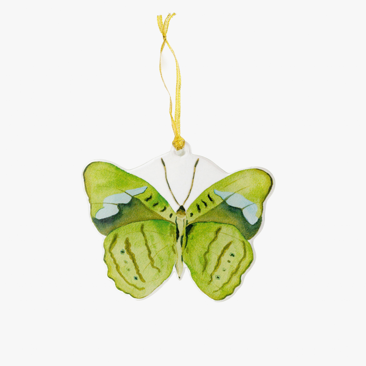 Green Butterfly Acrylic Ornament