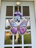 FPE x Catherine Cartie Purple Butterfly Door Hanger