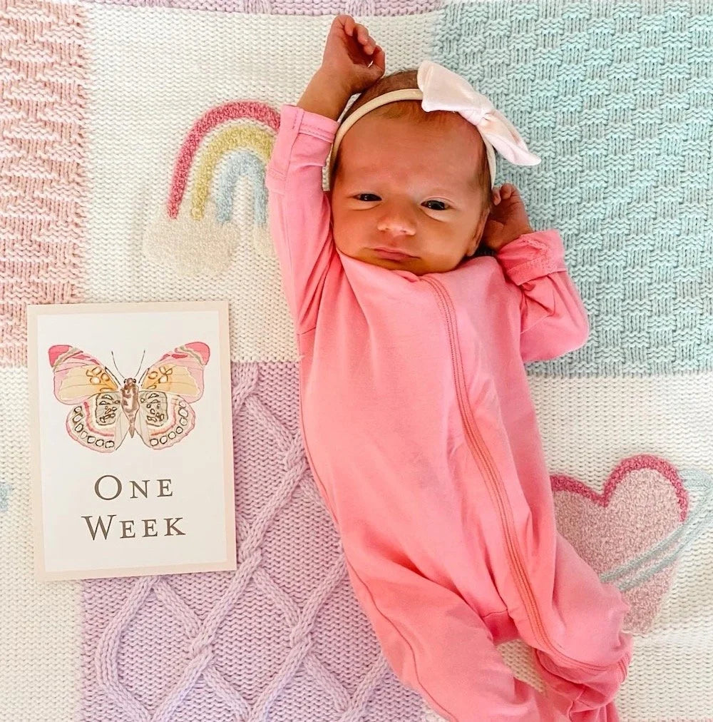 Baby Milestone Cards - Butterflies