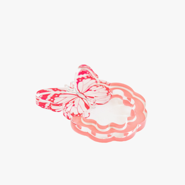 Pink Butterfly Napkin Ring