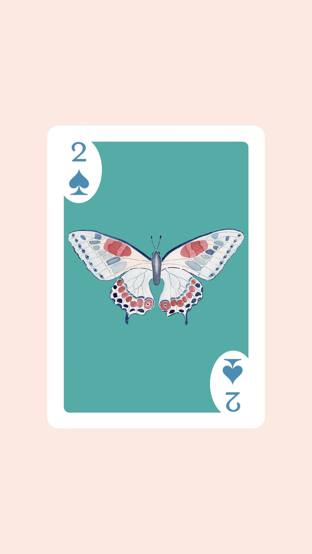 Double Deck of Butterfly Playing Cards with Acrylic Box