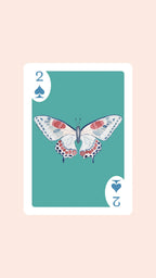 Double Deck of Butterfly Playing Cards with Acrylic Box
