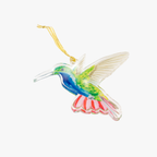 Blue and Green Hummingbird Acrylic Ornament