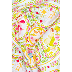 Christmas Rose Medallion Scarf
