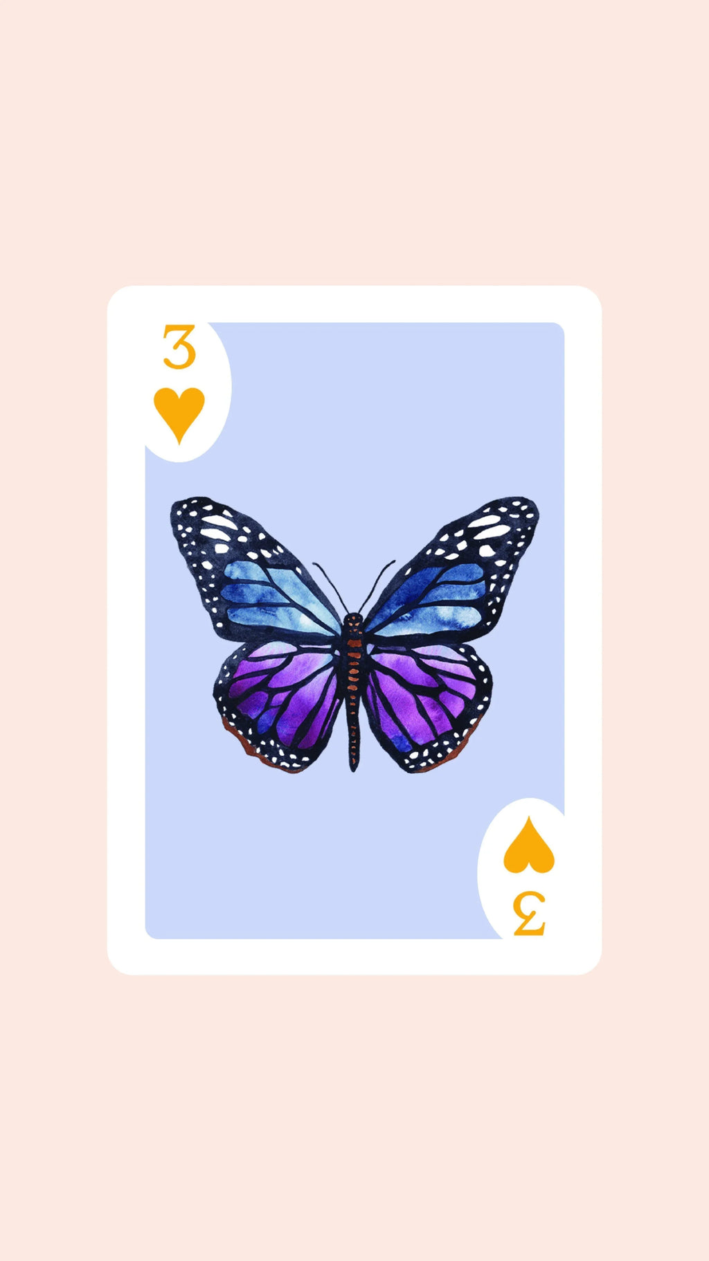 Double Deck of Butterfly Playing Cards with Acrylic Box