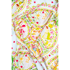 Christmas Rose Medallion Scarf