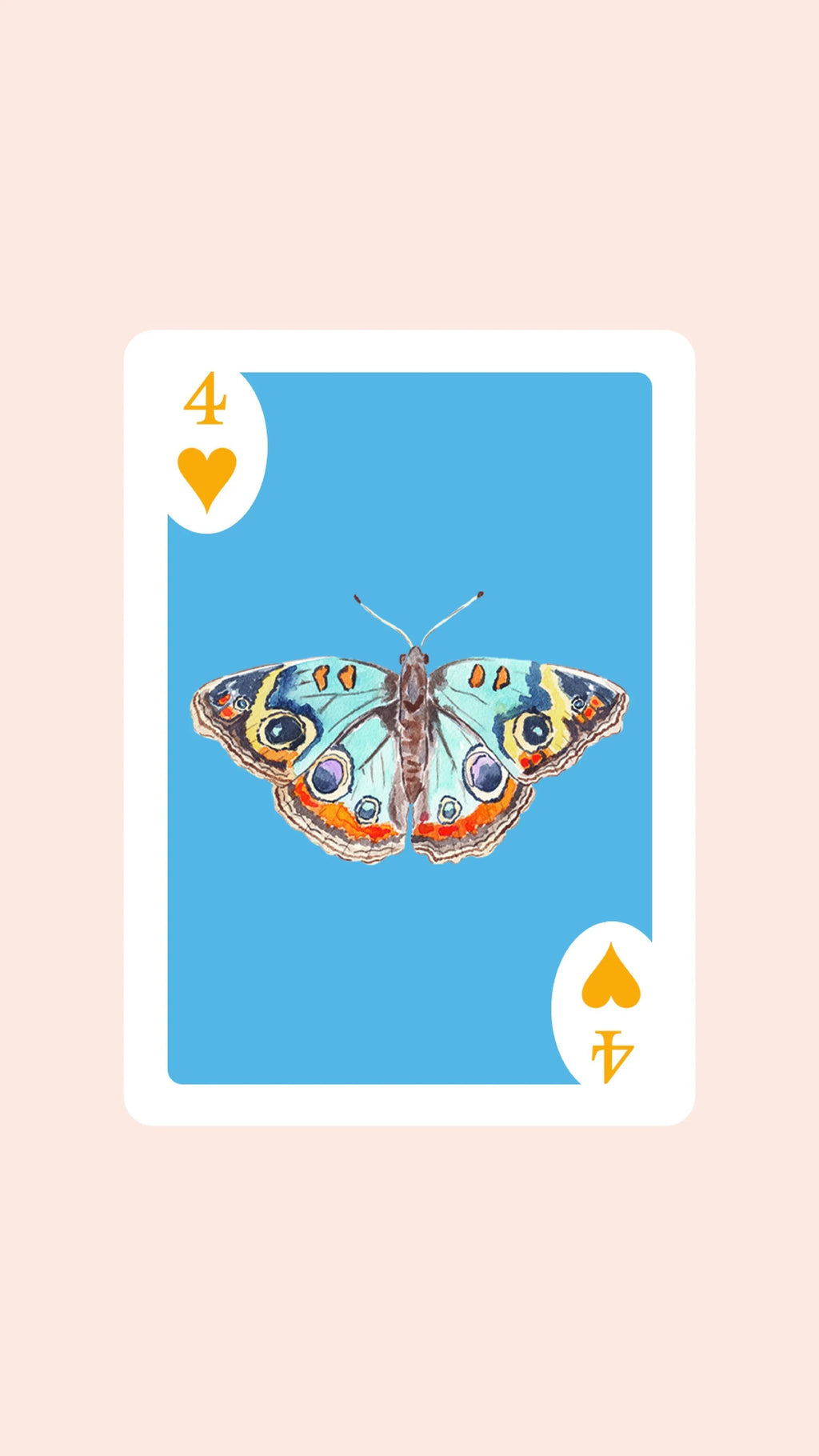 Butterfly Playing Cards with Acrylic Box