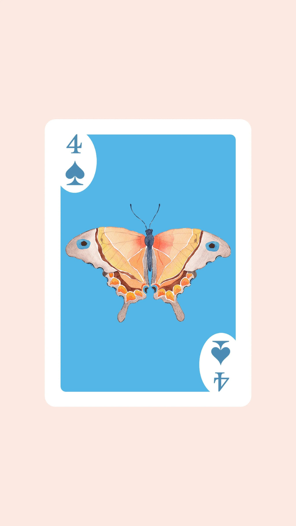 Double Deck of Butterfly Playing Cards with Acrylic Box