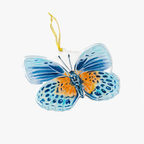 Autumn Blue Butterfly Acrylic Ornament