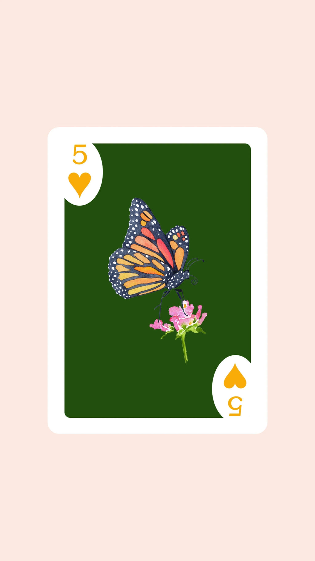 Butterfly Playing Cards with Acrylic Box