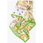 Christmas Rose Medallion Scarf