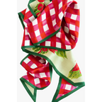 Christmas Silk Ribbon Scarf