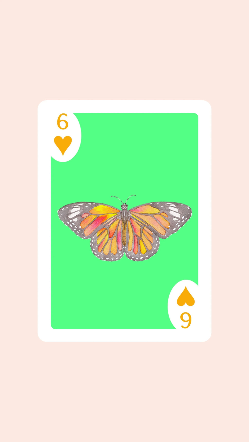 Butterfly Playing Cards with Acrylic Box