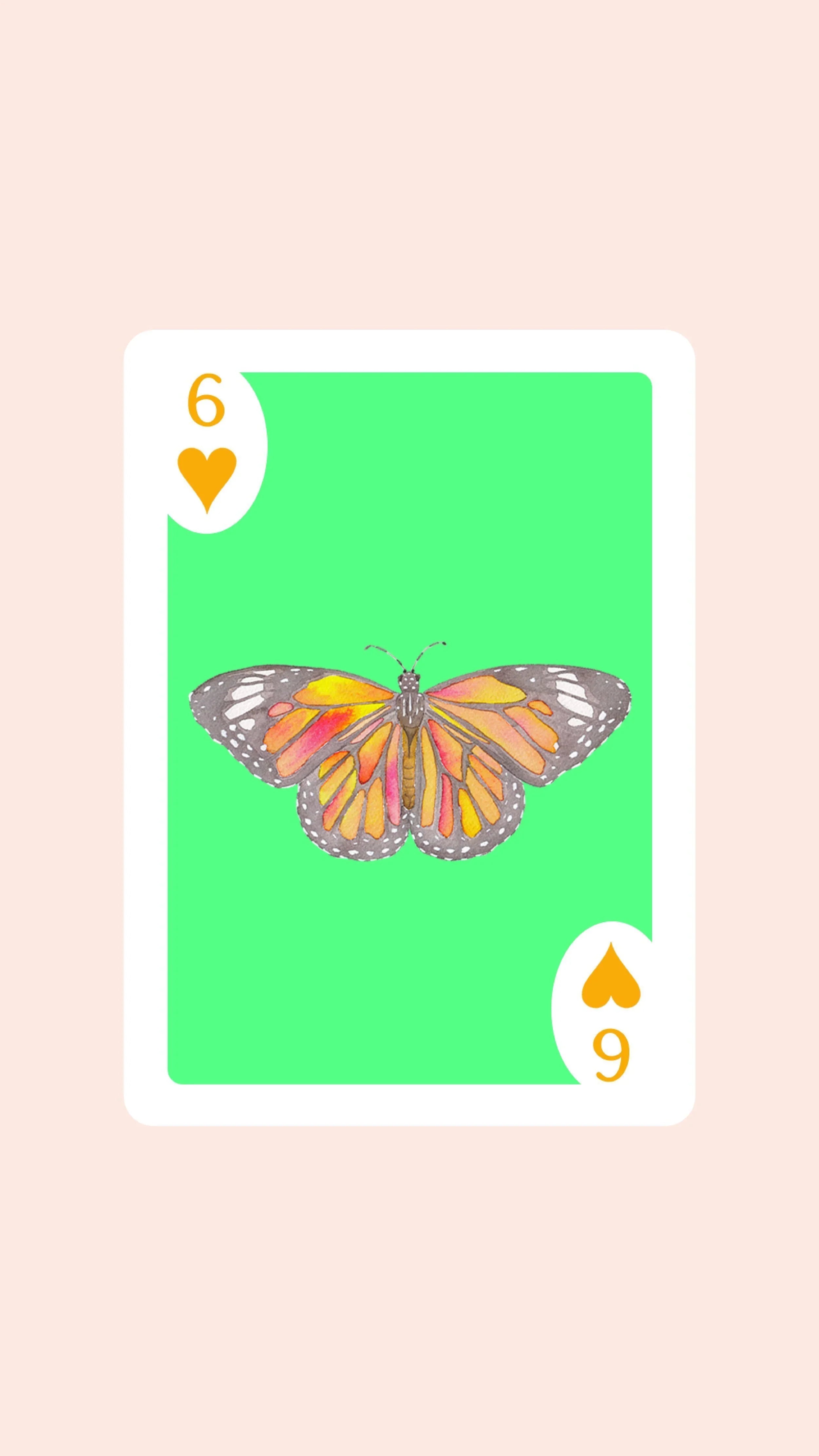 Butterfly Playing Cards with Acrylic Box