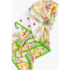 Christmas Rose Medallion Scarf