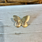 Small Butterfly - Brass Scarf Slide