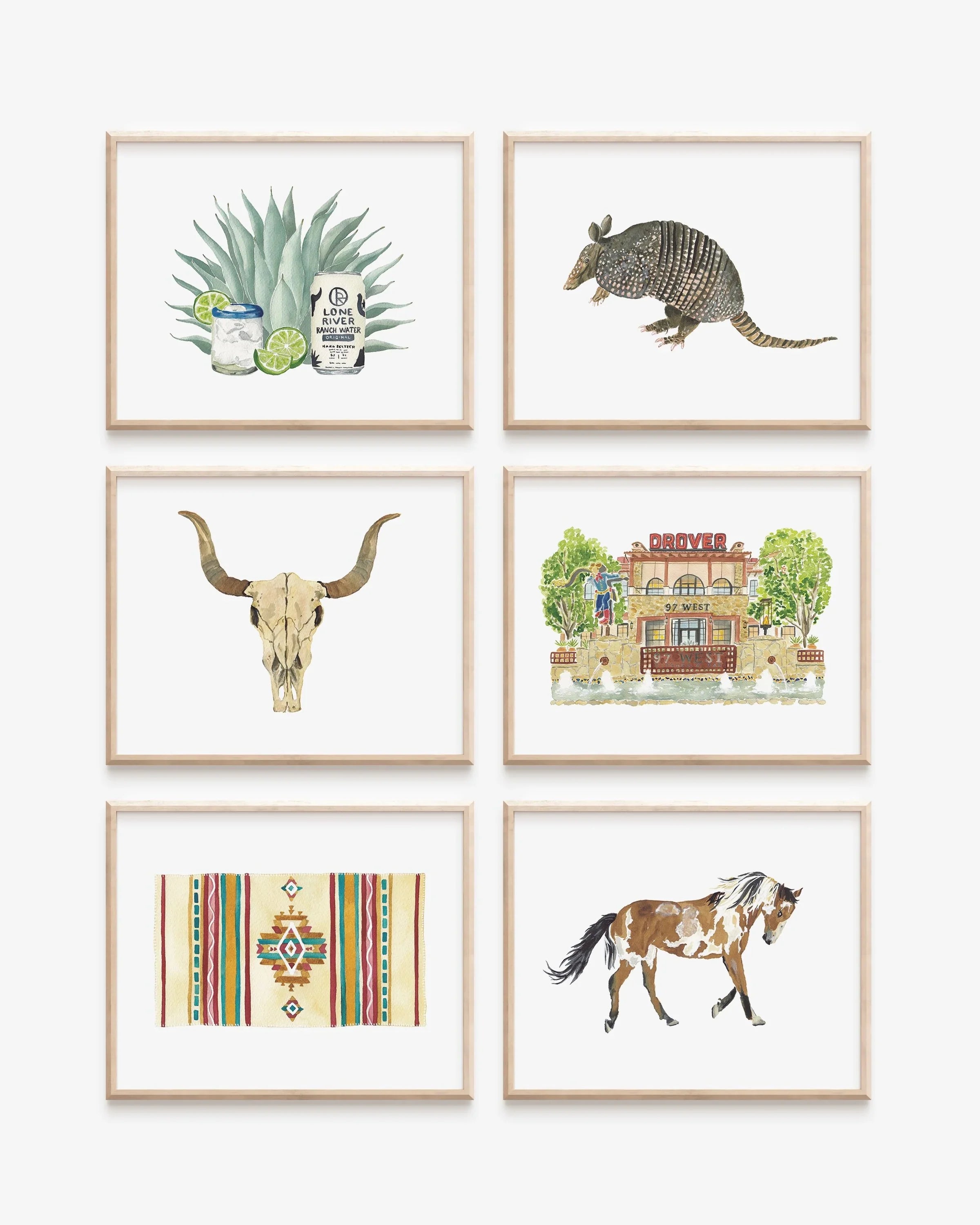 Saddle Blanket Art Print 8x10