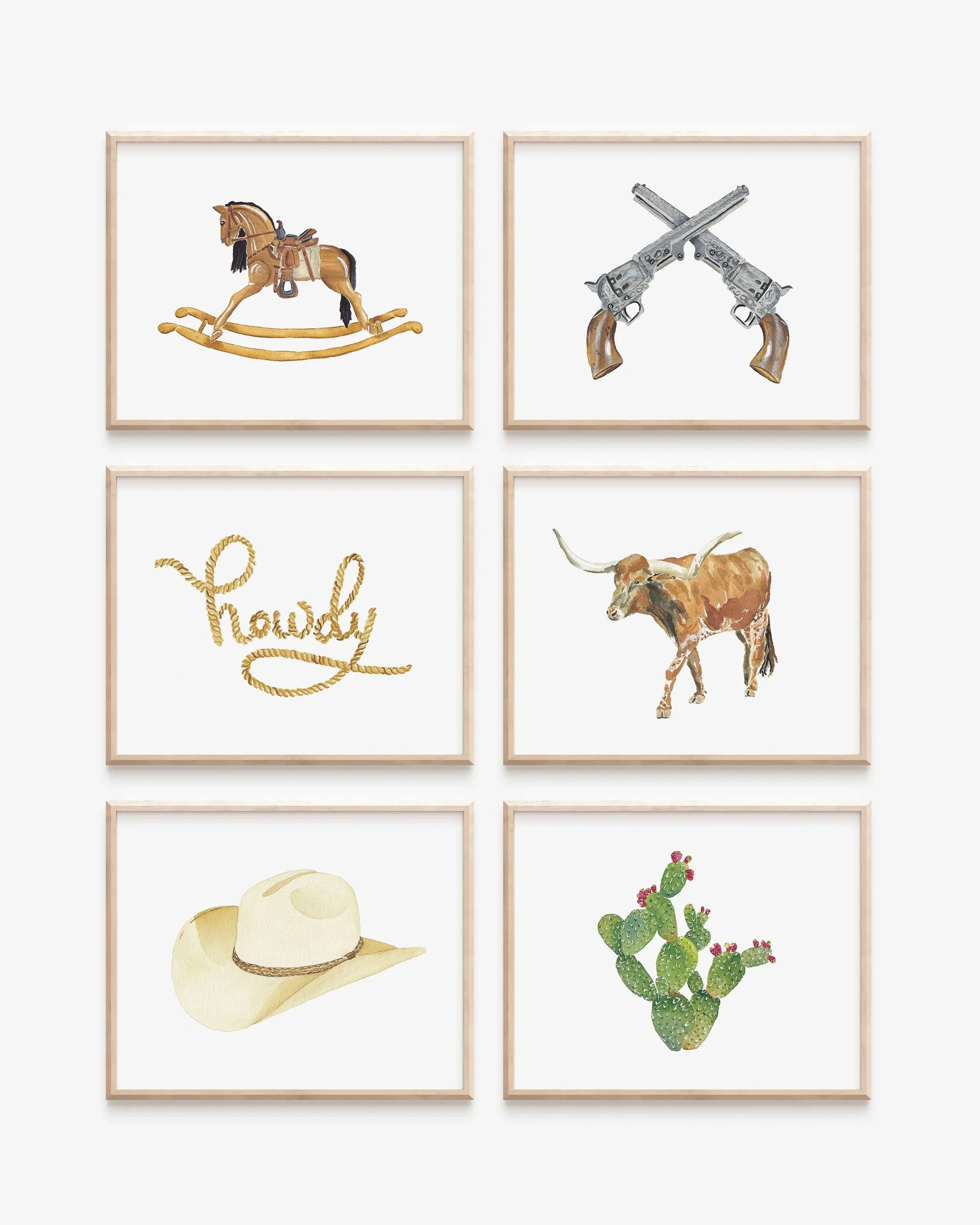 Howdy Art Print 8x10