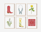 Red Boot Art Print 8x10