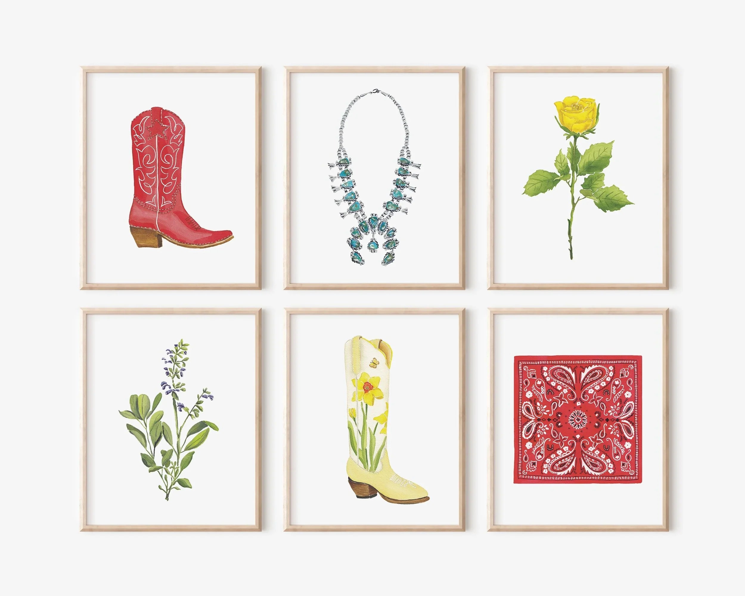 Squash Blossom Art Print 8x10
