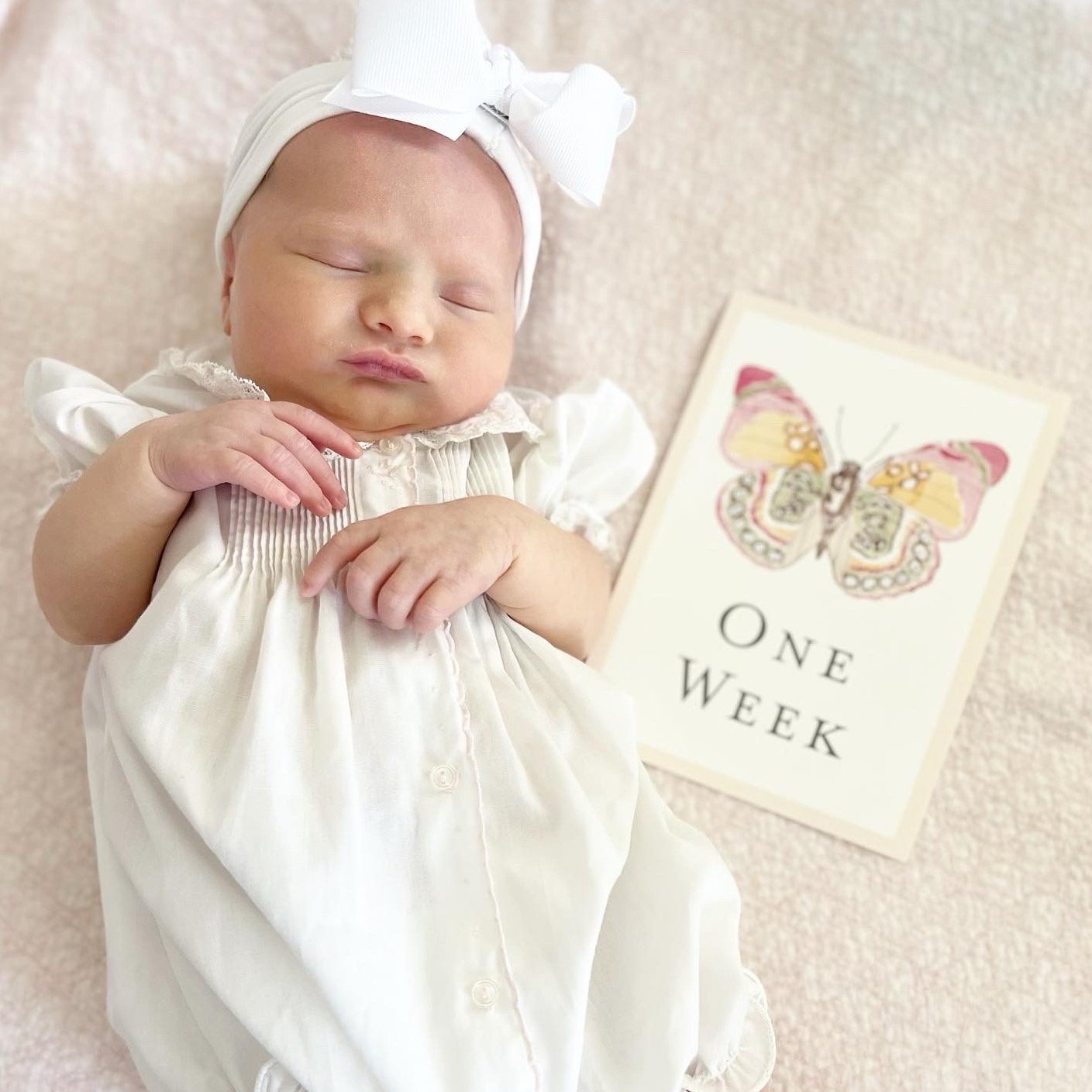 Baby Milestone Cards - Butterflies