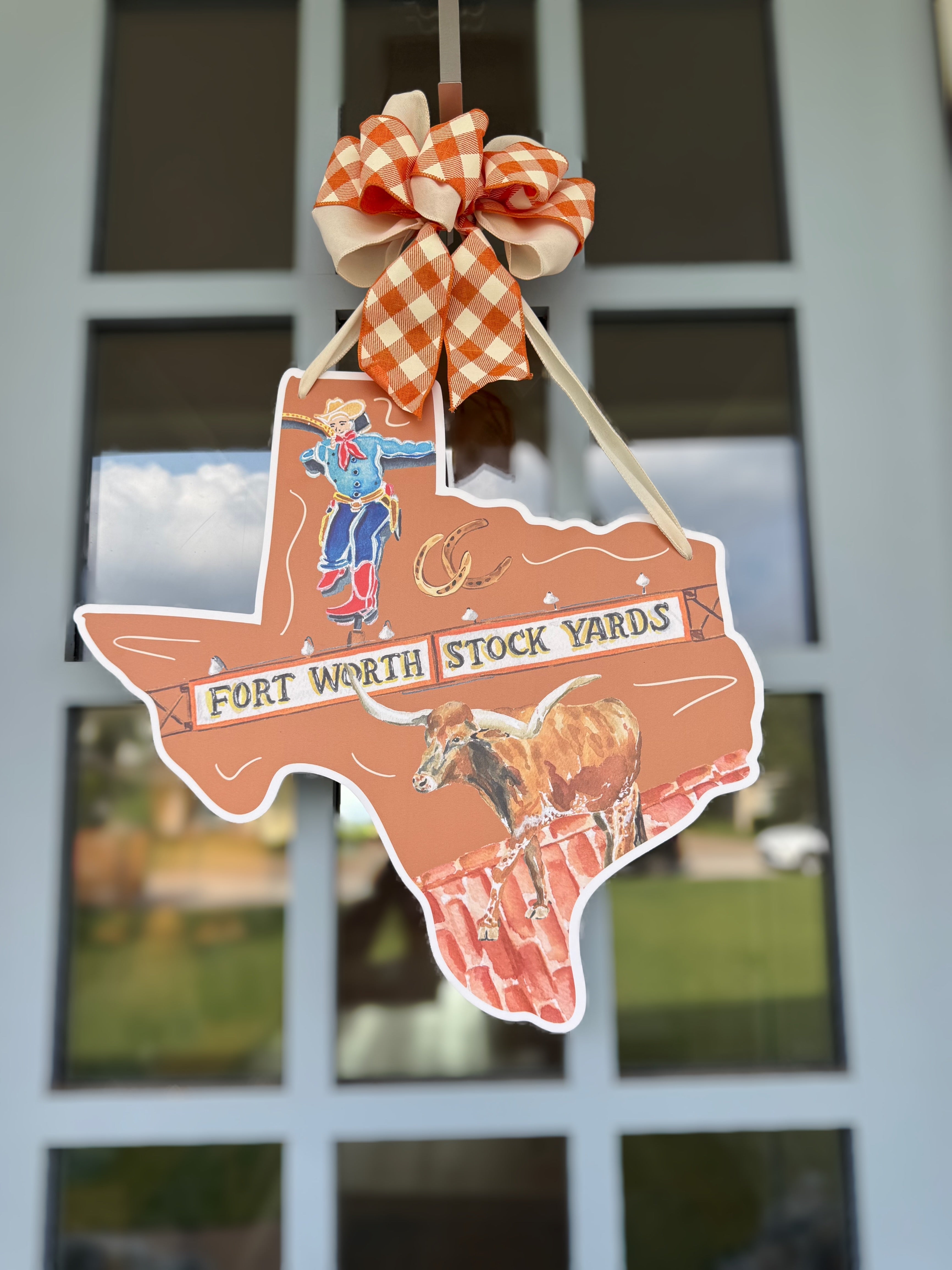 FPE x Catherine Cartie Fort Worth Door Hanger
