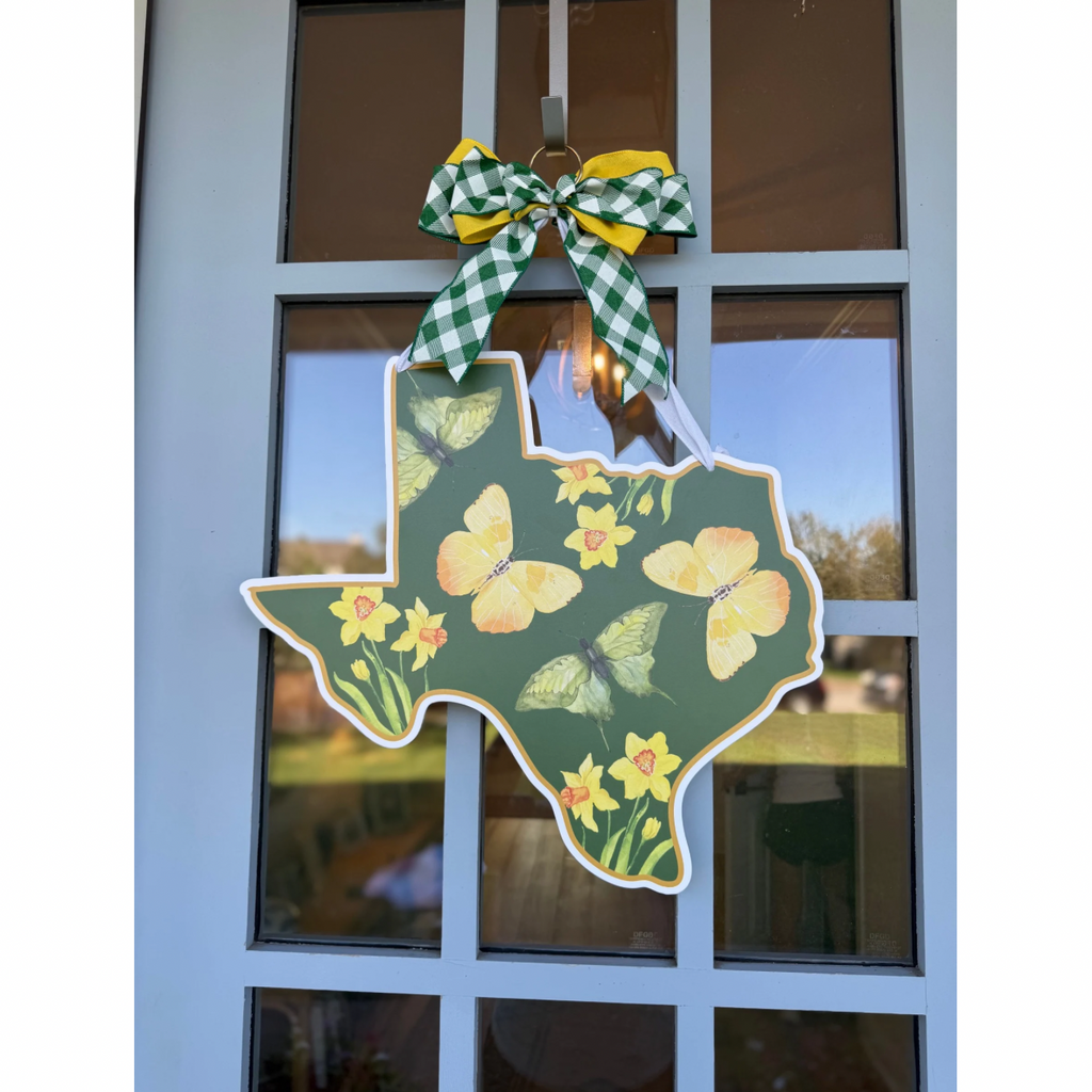 FPE x Catherine Cartie Green and Gold Texas Door Hanger