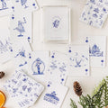 Nutcracker Toile Playing Cards with Acrylic Box