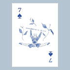 Nutcracker Toile Playing Cards with Acrylic Box