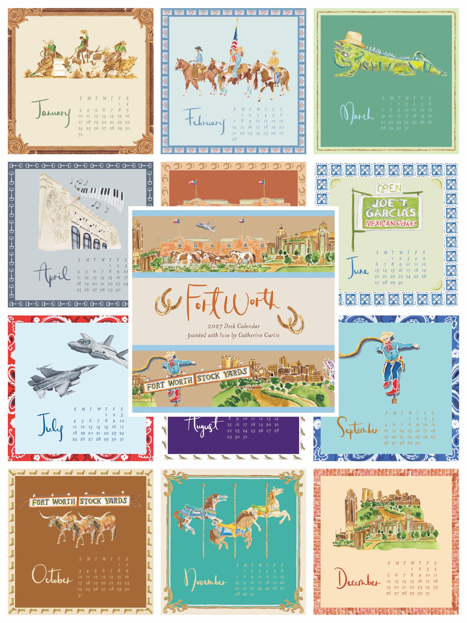 2027 Fort Worth Calendar