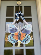 FPE x Catherine Cartie Autumn Blue Butterfly Door Hanger