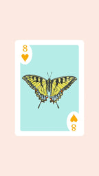 Butterfly Playing Cards with Acrylic Box