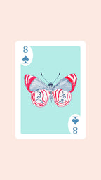 Double Deck of Butterfly Playing Cards with Acrylic Box