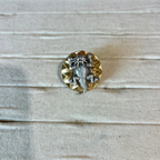 Horned Frog - Brass Scarf Slide