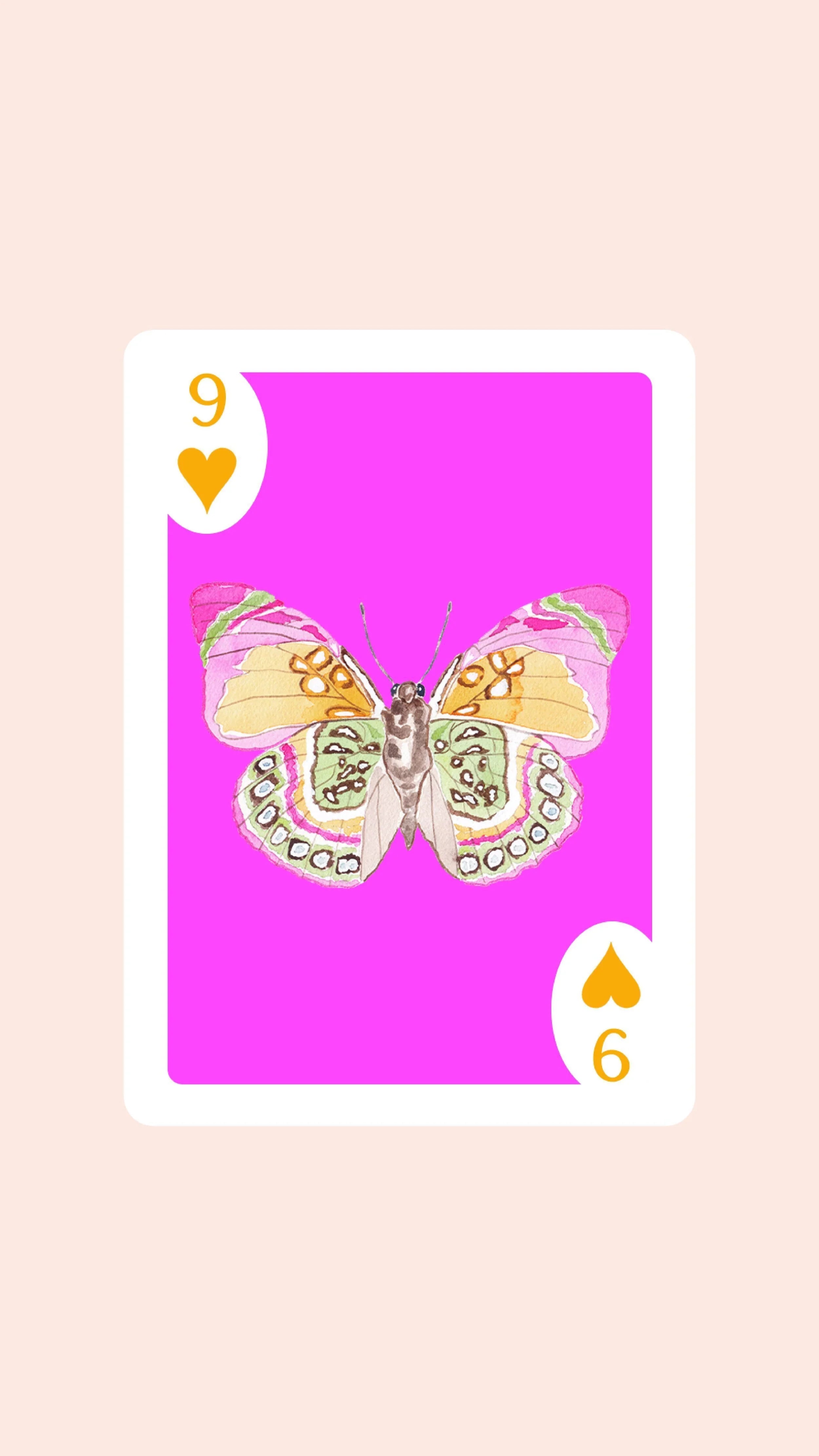 Butterfly Playing Cards with Acrylic Box
