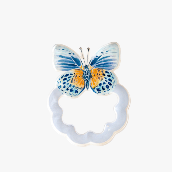 Autumn Blue Butterfly Napkin Ring