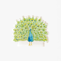 Peacock Acrylic Art Block Large