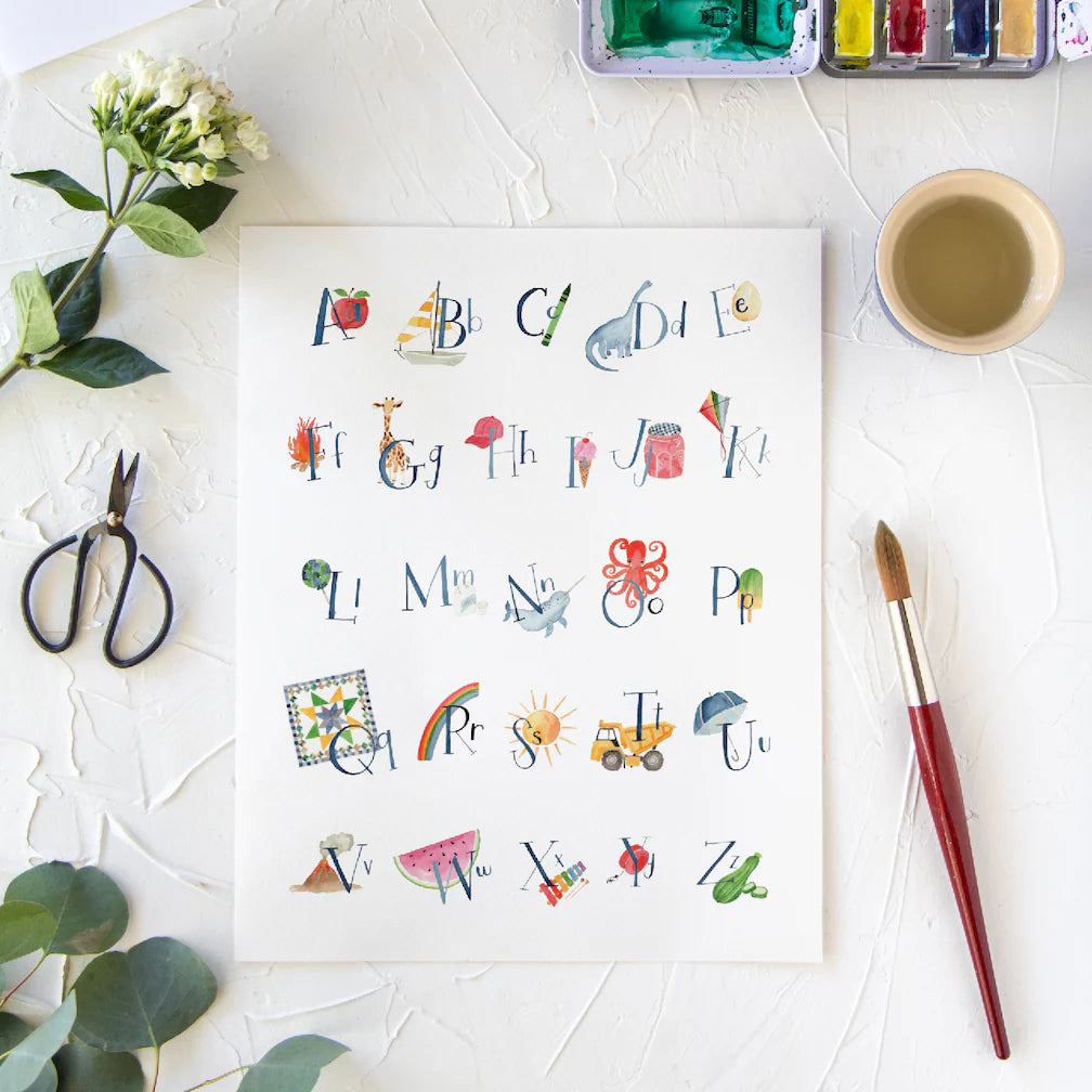 Alphabet Print 11x14