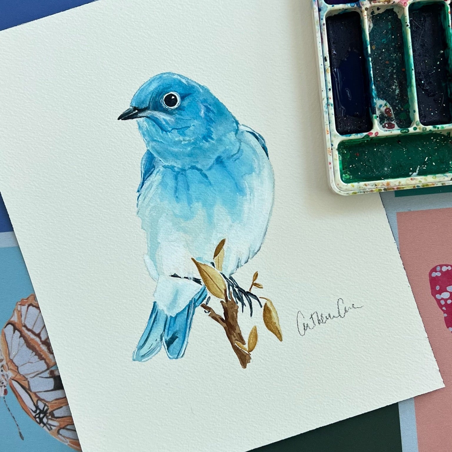 Bluebird - Original Painting
