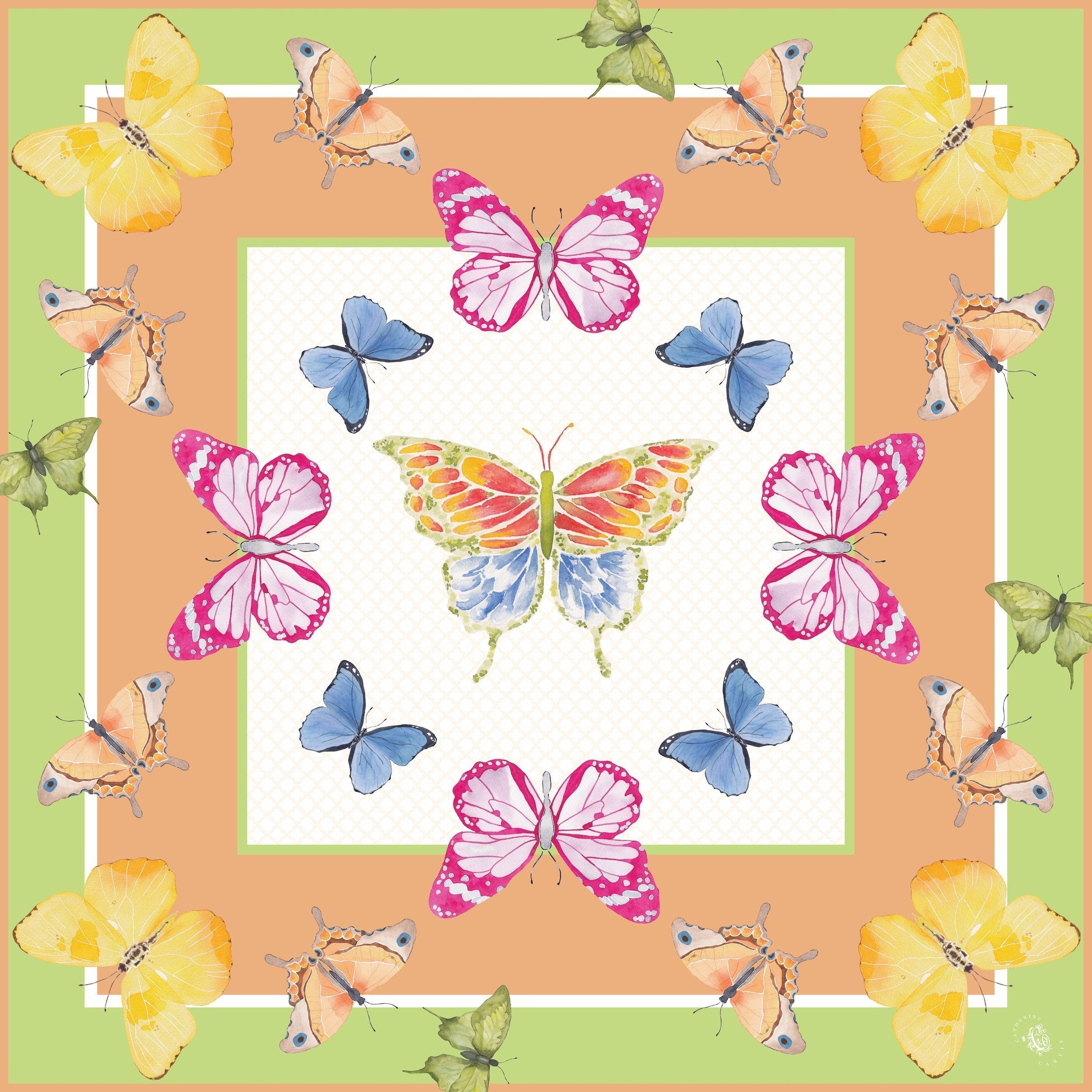 Bright Butterfly Scarf