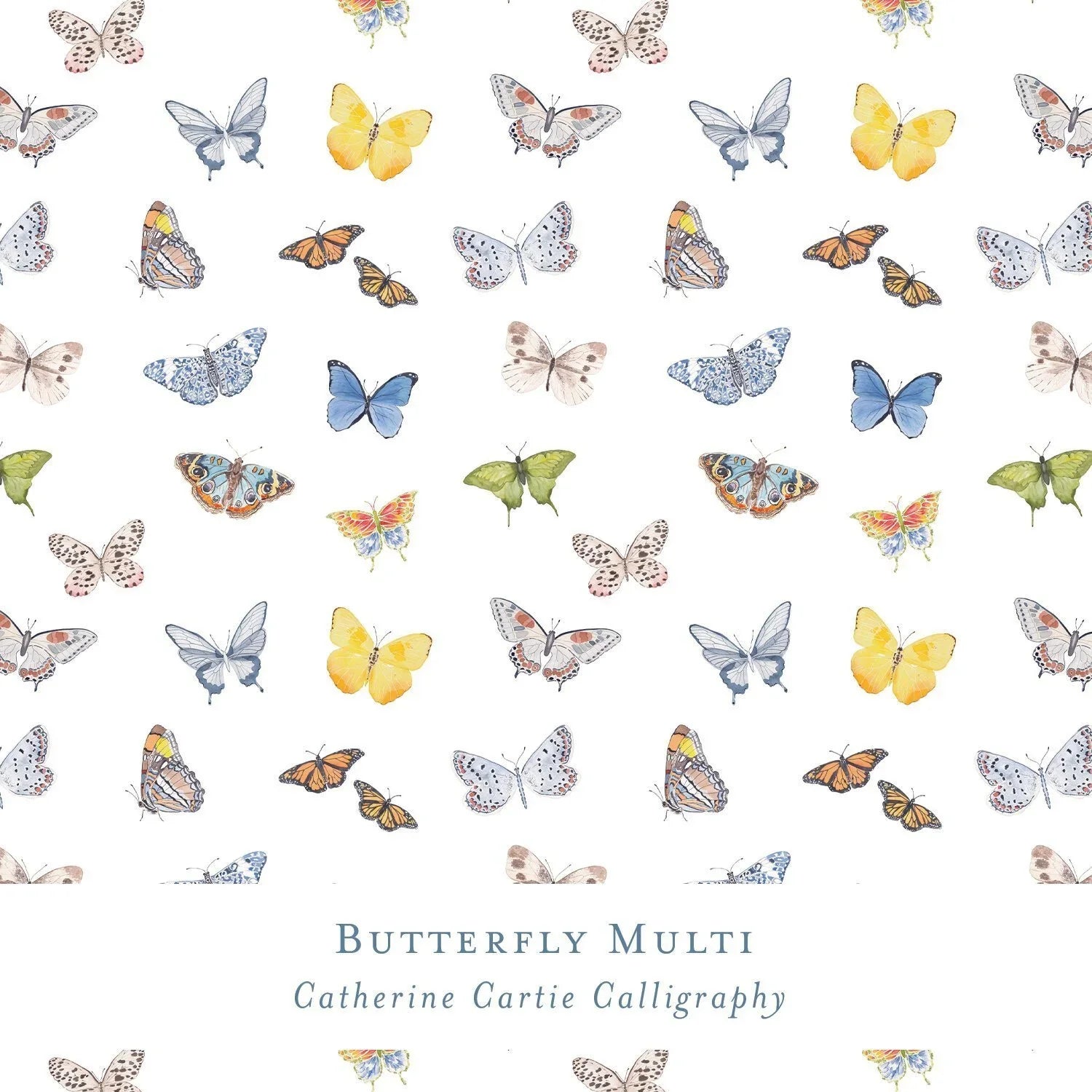 Gift Wrap - Butterflies Multi