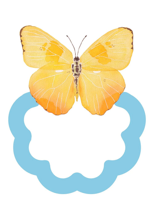 Yellow Butterfly Napkin Ring